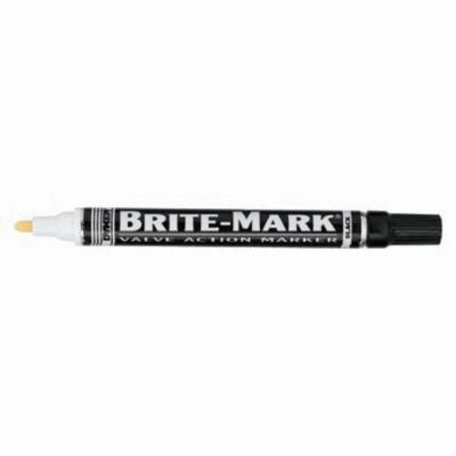 Dykem® BRITE-MARK® 84002 General Purpose Permanent Paint Marker, Medium Tip, Aluminum, Black